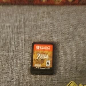 Nintendo Switch Zelda Game Cartridge - Red and Black